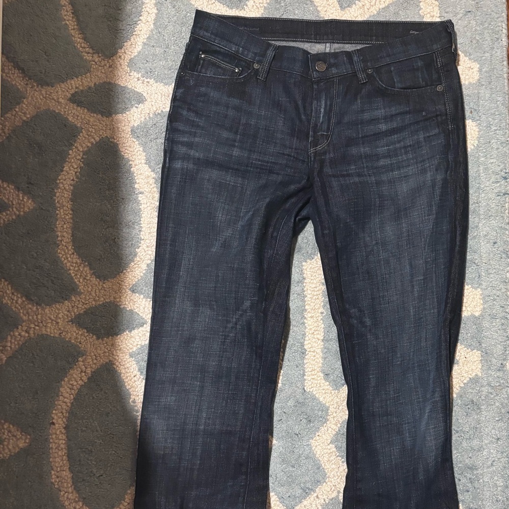Citizens Of Humanity Deep Indigo Flare Jeans